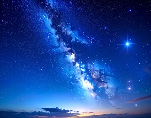 Fototapeta premium starry night sky