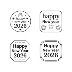 Fototapeta premium Happy New Year