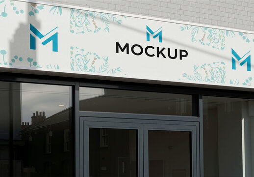 Storefront Signage Mockup