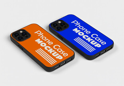 Dual Phone Case Mockup