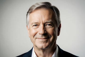 Portrait of mature handsome man