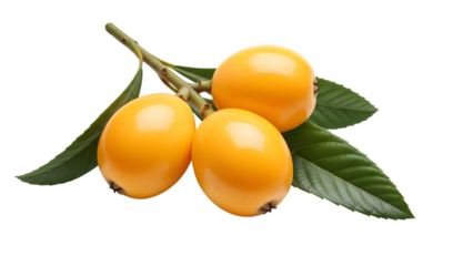 ripe apricots on a branch