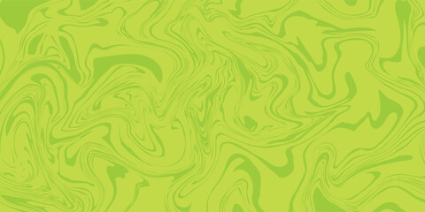 Abstract green background with hypnotic wavy lines pattern. Fresh and natural background