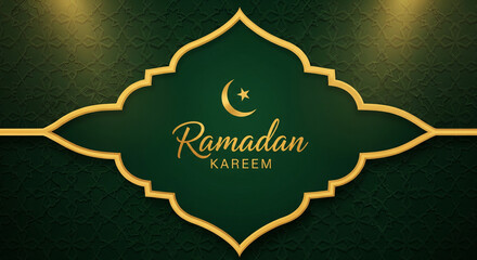 Ramadan Kareem Traditional Middle Eastern Fabric Poster