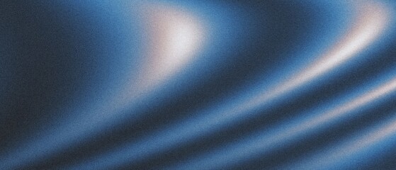 Neon retro abstract blue background with old film effect and graininess, perfect for posters, banners, and digital design.