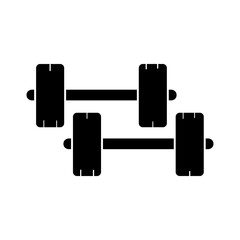 Dumbbell Icon Glyph