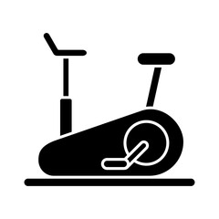 Cycling Gym Icon Glyph
