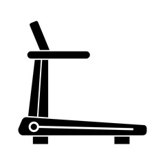 Treadmill Icon Glyph