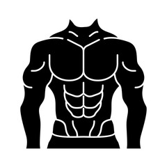 Muscle Icon Glyph