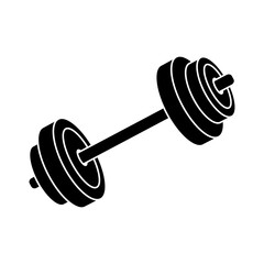 Dumbbell Icon Glyph