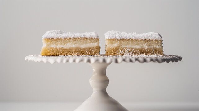 Pastel de bizcocho y merengue