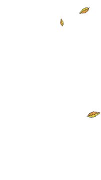 animation of plants and falling leaves	