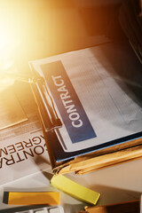 Businesswoman and Male lawyer or judge consult and conference having team meeting with client at law firm in office, Law and Legal services concept