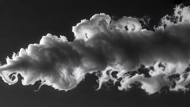 Dark Storm Cloud Formation, Dramatic Weather and Climate Change Concept
