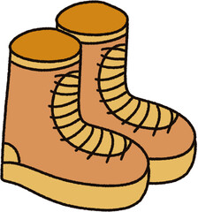 Camping outdoor sticker illust tent 