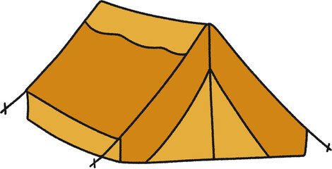 캠핑 camping illust outdoor sticker