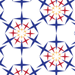 Print Flower Background Design 