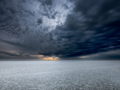 Markermeer bij Volendam, Noord-Holland province, The Netherlands