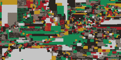 Multicolor chromatic aberation glitche effect screen display vectort10