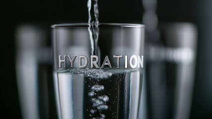 Stay refreshed with this pure glass of clear fluid, embodying the essence of hydration. Ideal for health campaigns, wellness promotions, and thirst-quenching moments.