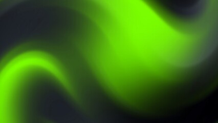 Abstract gradient green black dynamic fluid background