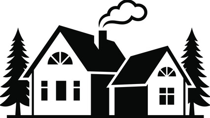 Set of various bed silhouettes and furniture icons for bedroom interior design projects isolated on white background for architectural planning, set