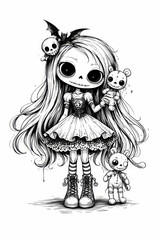 Creepy Gothic Doll