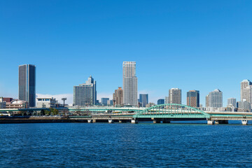 遊歩道となった豊洲「晴海橋梁 (旧晴海鉄道橋) 」　2025年12月