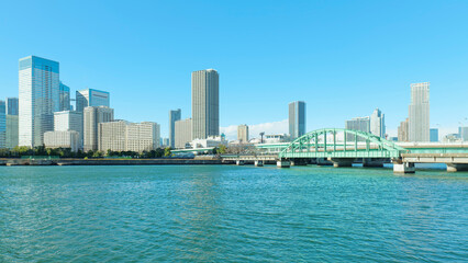 遊歩道となった豊洲「晴海橋梁 (旧晴海鉄道橋) 」　2025年12月