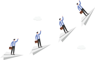 Fototapeta premium Business Startup Growth and Scaling Ambition