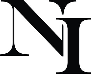 Letter NI clothing logo