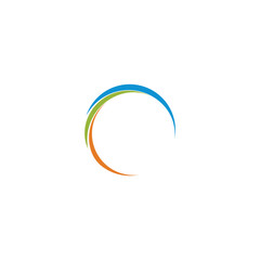 Swirl logo or icon design