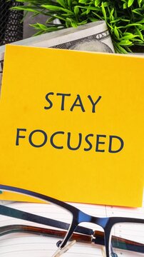 Explore effective strategies to improve focus on business finance concepts with engaging and dynamic animation text STAY FOCUSED to boost understanding and retention
