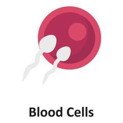 Obraz premium Blood Cells Vector Icon which can easily modify or edit