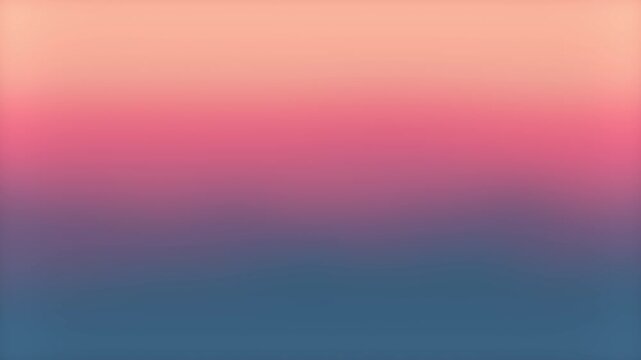 Warm sunset-inspired gradient fading from peach and coral into cool blue tones, evoking a quiet horizon and a reflective, atmospheric mood.