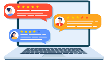 Review rating testimonials online