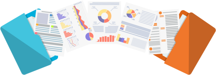 Files transfer. Documents management.