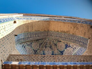 [Uzbekistan] Exterior of Mohammad Amin Khan Madrasa in Itchan Kala (Khiva)