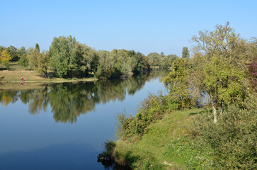 Fototapeta premium Parc Interdepartemental Paris Val de Marne; Choisy le Roi; 94, Val de Marne, France