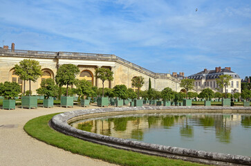 Fototapeta premium jardin de l'orangerie, chateau de Versailles, region Ile de France, 78, Yvelines, France