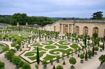 jardin de l'orangerie, chateau de Versailles, region Ile de France, 78, Yvelines, France