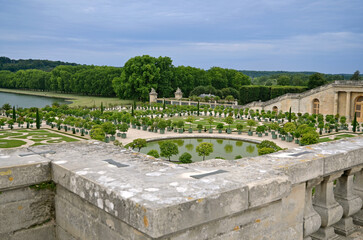 Obraz premium jardin de l'orangerie, chateau de Versailles, region Ile de France, 78, Yvelines, France