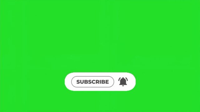 Join the community&mdash;hit subscribe and never miss an update! Keywords: subscribe, youtube, button, green, screen, chroma, key, notification, bell, like, click, hand, pointer, channel, content, creator, 
