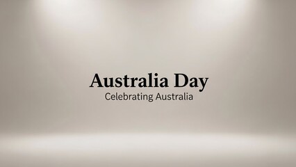 Australia day celebration background