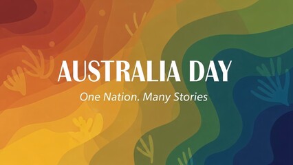 Australia day celebration background with patriotic theme