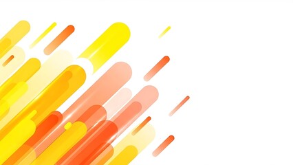 Flowing Gradient Shapes on White