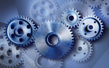 gears mesh together