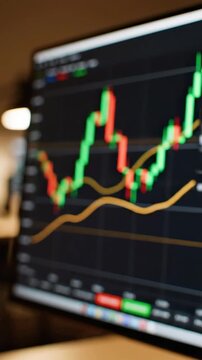 Analyzing Market Trends: A Focused Look at a Financial Chart Demonstrating Price Movements and Trading Signals in Real-Time Data
