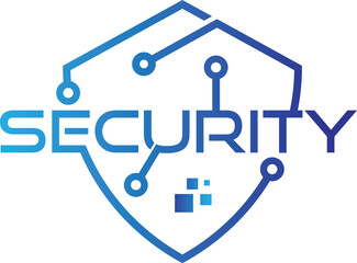 Vector cyber technology logo