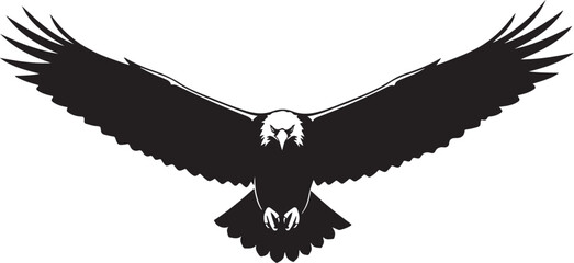 Flying Eagle Silhouette Vector Bundle